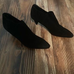 Prada Black Suede Bootie